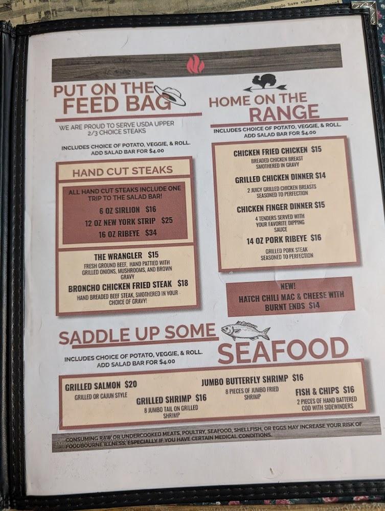 Broncho Grill House & Bar Menu image 4